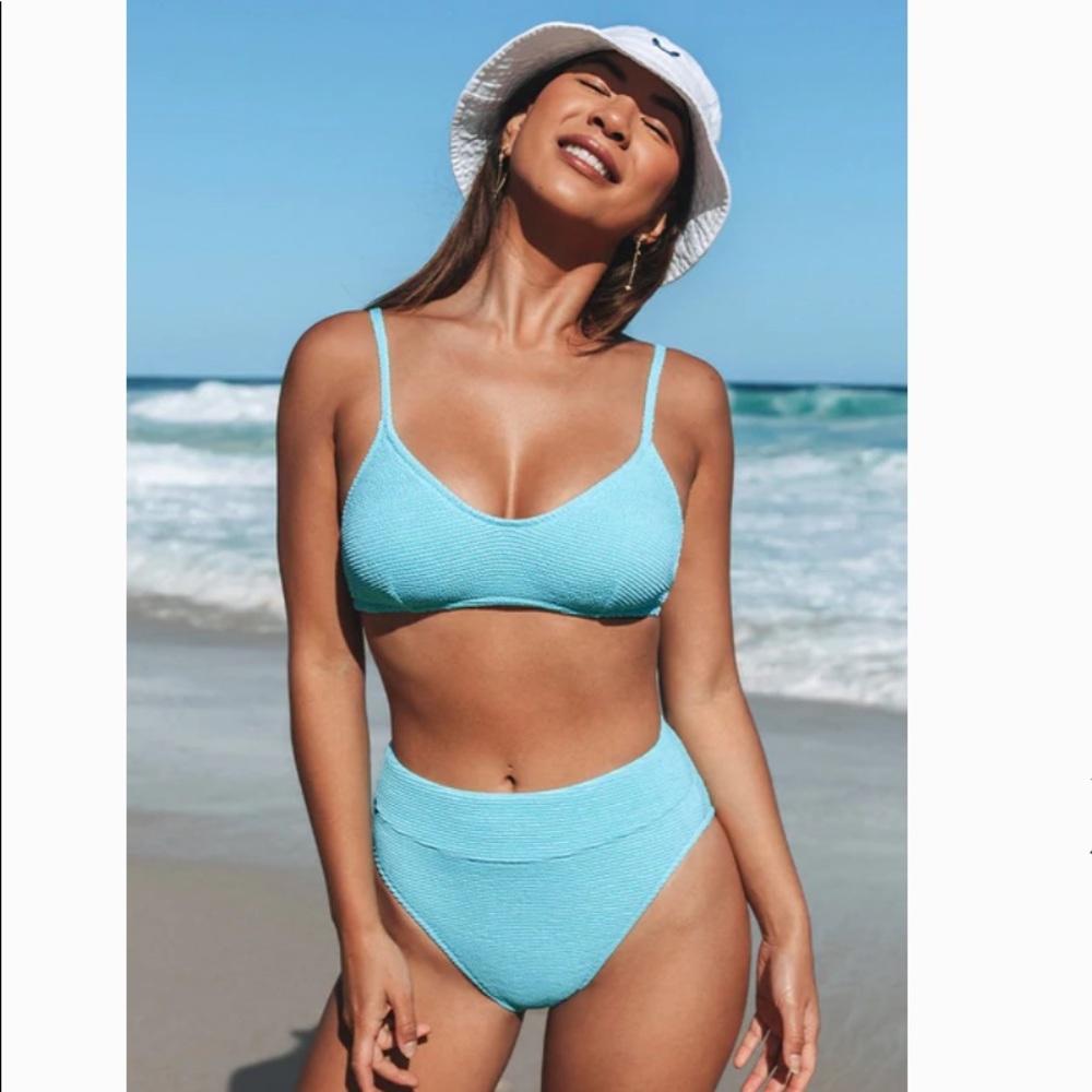 Sunny Days Bralette and High Waist Bikini Set